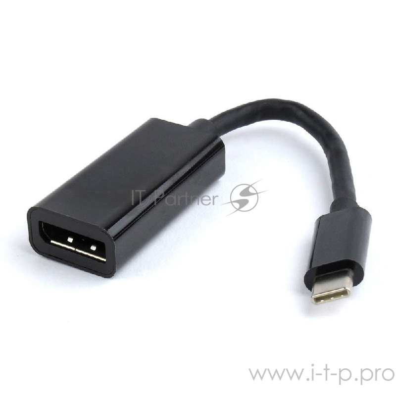 Кабель-переходник USB3.1 C->DisplayPort(F) Gembird Cablexpert A-CM-DPF-01 (0.15м)