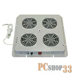 Монтажное оборудование ZPAS WN-0200-06-01-011 Модуль вентиляторный, потолочный, 380 x 380 мм, 4 вент., номинальная мощность 88 Вт, пластиковый, цвет серый RAL 7035 (PWD-4W)