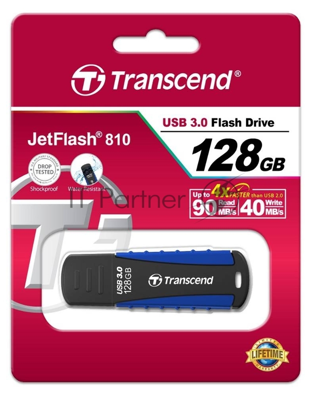 Носитель информации Transcend USB Drive 128Gb JetFlash 810 TS128GJF810 {USB 3.0}
