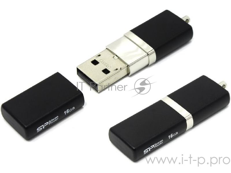 Носитель информации Silicon Power USB Drive 16Gb Luxmini 710 SP016GBUF2710V1K {USB2.0, Black}