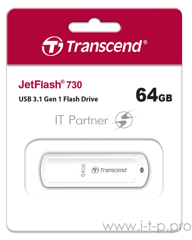 Носитель информации Transcend USB Drive 64Gb JetFlash 730 TS64GJF730 {USB 3.0}