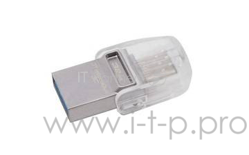 Носитель информации Kingston USB Drive 32Gb DTDUO3C/32GB {USB 3.0/3.1 + Type-C}