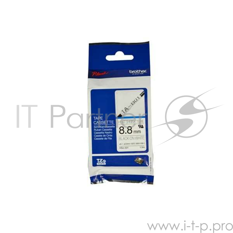 Трубка термоусадочная HSE-221 (8,8 мм x 1,5 м черный на белом фоне)