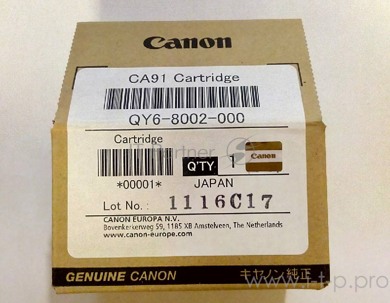 Печатающая головка CANON G1400/2400/3400 черная (QY6-8011/QY6-8002)