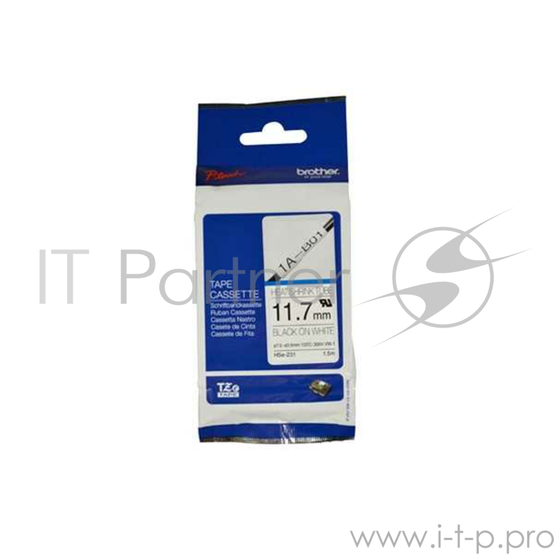 Трубка термоусадочная HSE-231 (11,7 мм x 1,5 м черн/бел)