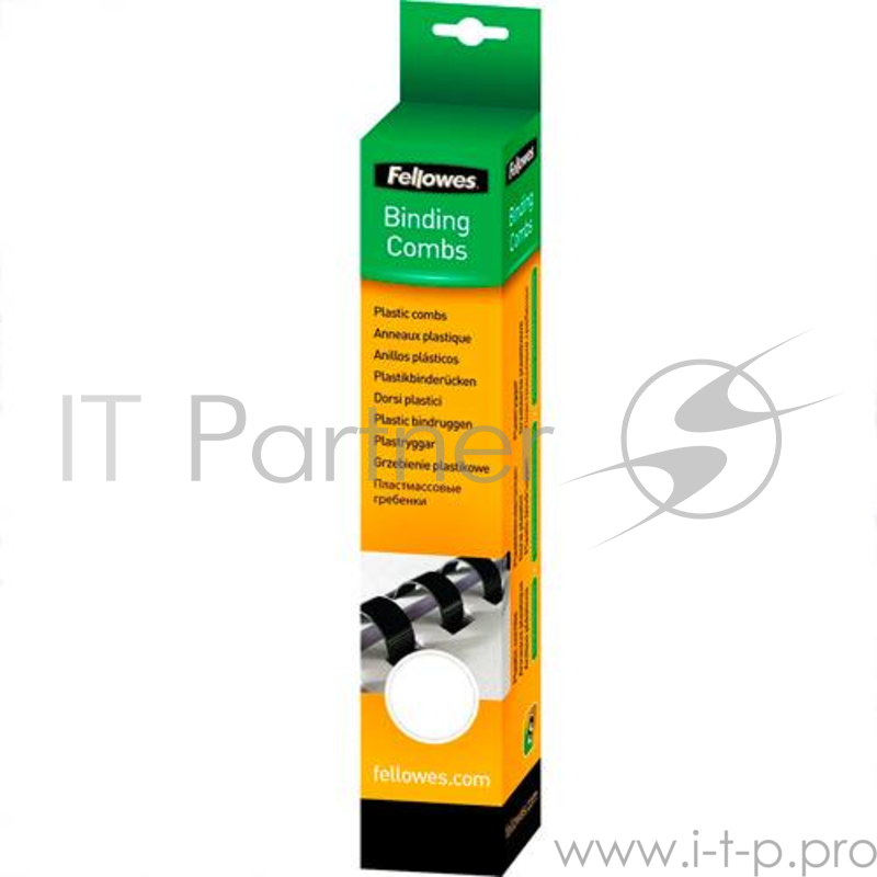 Пружина пластиковая Fellowes, 6 мм. Цвет: белый, 25 шт