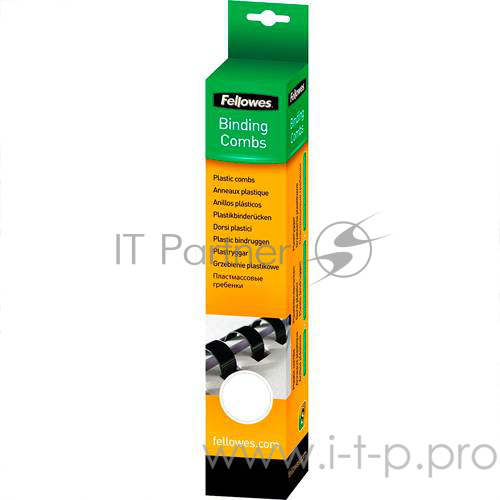 Пружина пластиковая Fellowes, 6 мм. Цвет: белый, 25 шт