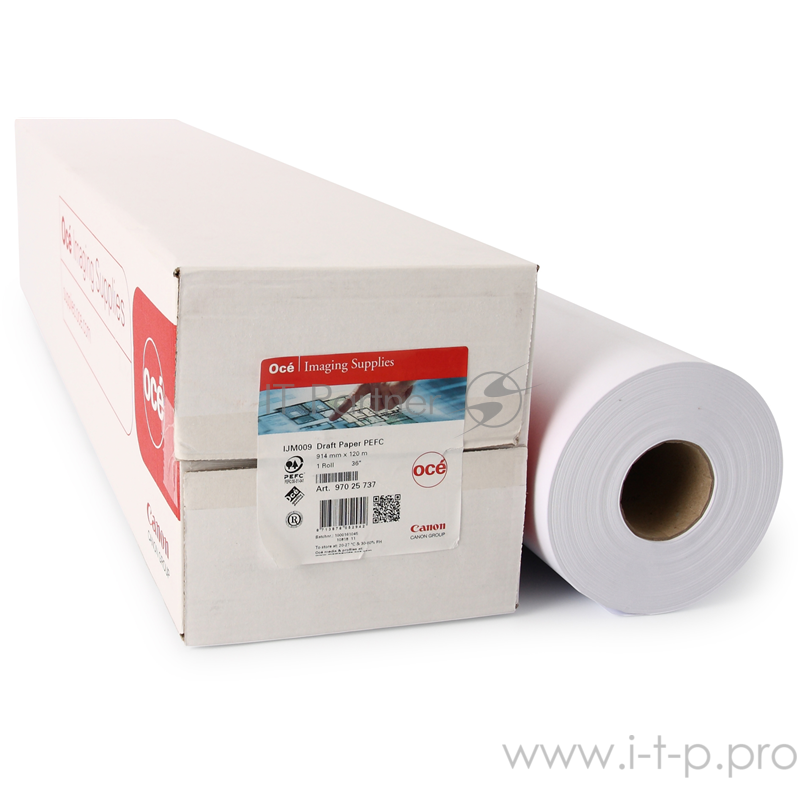 Бумага IJM009 DRAFT75 120X0,914 PEFC