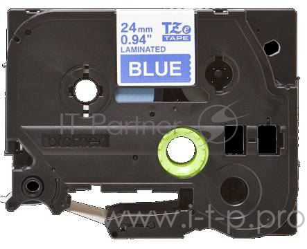 Наклейка ламинированная TZ-555 (24 мм бел/син)
