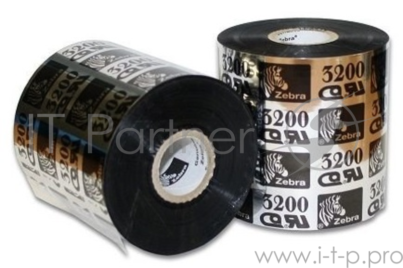 Термотрансферная лента (риббон) Wax/Resin Ribbon, 64mmx74m (2.52inx242ft), 3200, High Performance, 12mm (0.5in) core