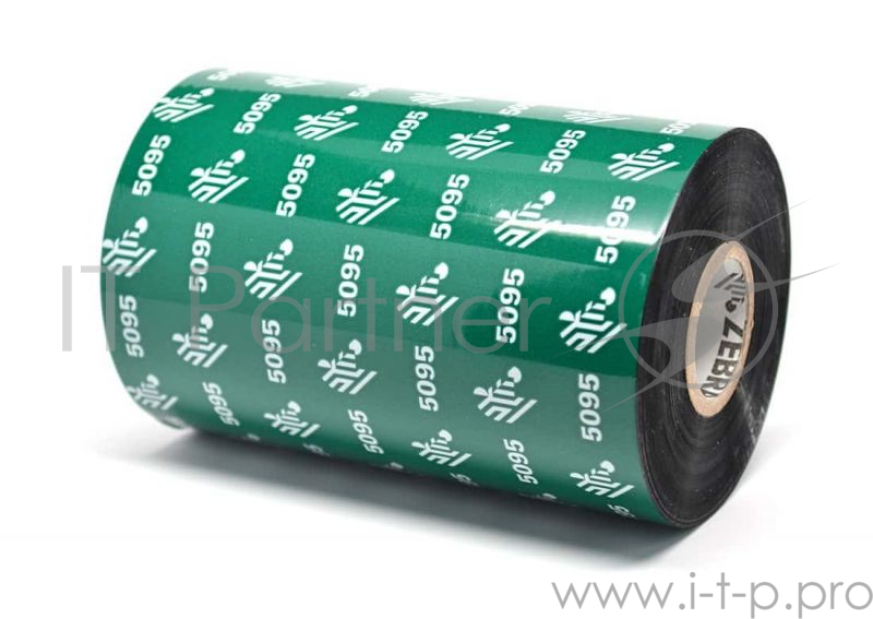 Термотрансферная лента (риббон) Resin Ribbon, 60mmx450m (2.36inx1476ft), 5095, High Performance, 25mm (1in) core