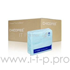 Салфетки для очистки оптики и зеркал, безворсовые Veraclean Critical Cleaning Wiper голубые (Katun/Chicopee) коробка/300шт (6*50шт)