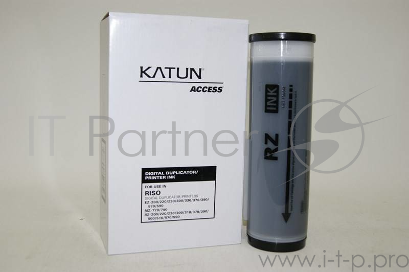 Краска RISO RZ/EZ 370/300/230/200 Black (1000мл) Katun (КРАТНО ДВУМ ШТУКАМ!!!)