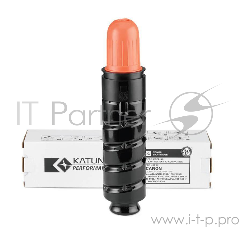 Тонер-картридж Canon iR 1730/1740/1750/ Adv 400/500 C-EXV37/C-EXV43 (туба 696г) Katun