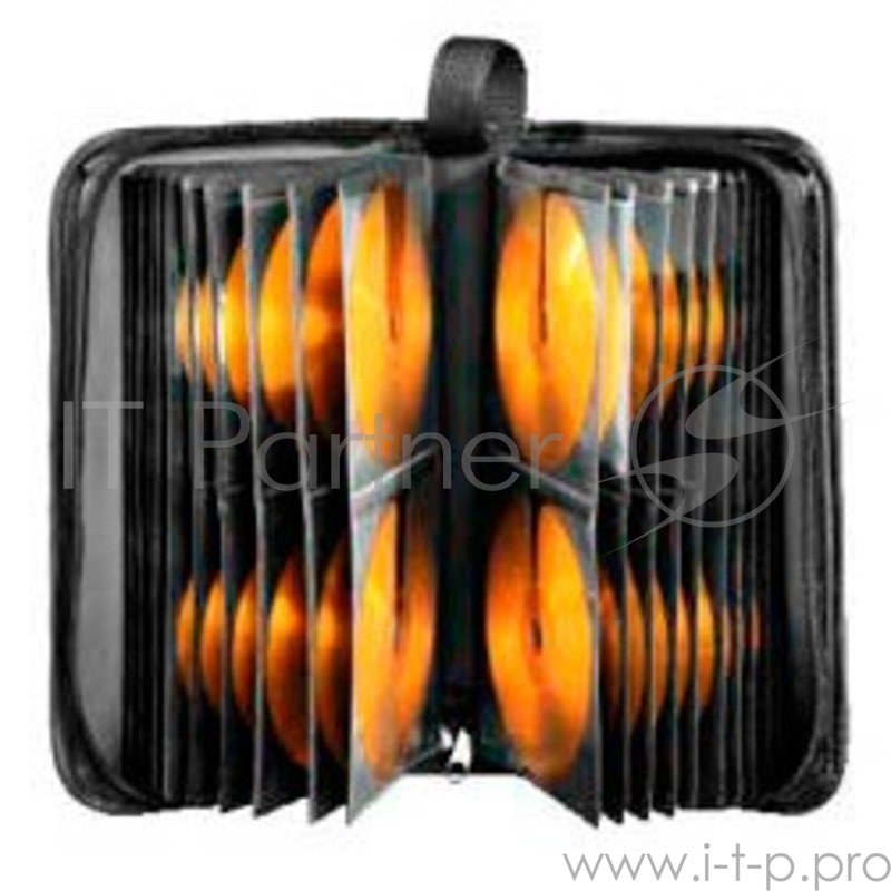 Портмоне Hama на 80CD/DVD H-33832 черный (упак.:1шт)