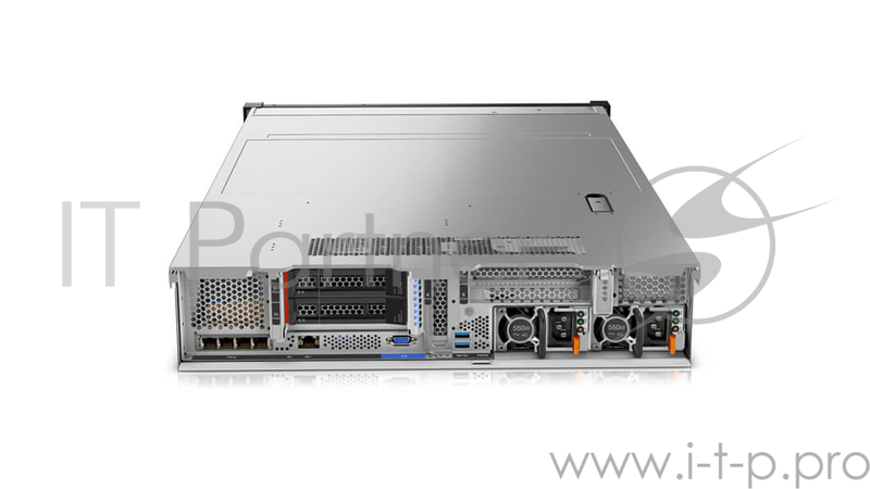 Сервер Lenovo SR650 Xeon Silver 4208 (8C 2.1GHz 11MB Cache/85W) 16GB (1x16GB, 2Rx8 RDIMM), No Backplane, No RAID, 1x750W, XCC Enterprise, Tooless Rails