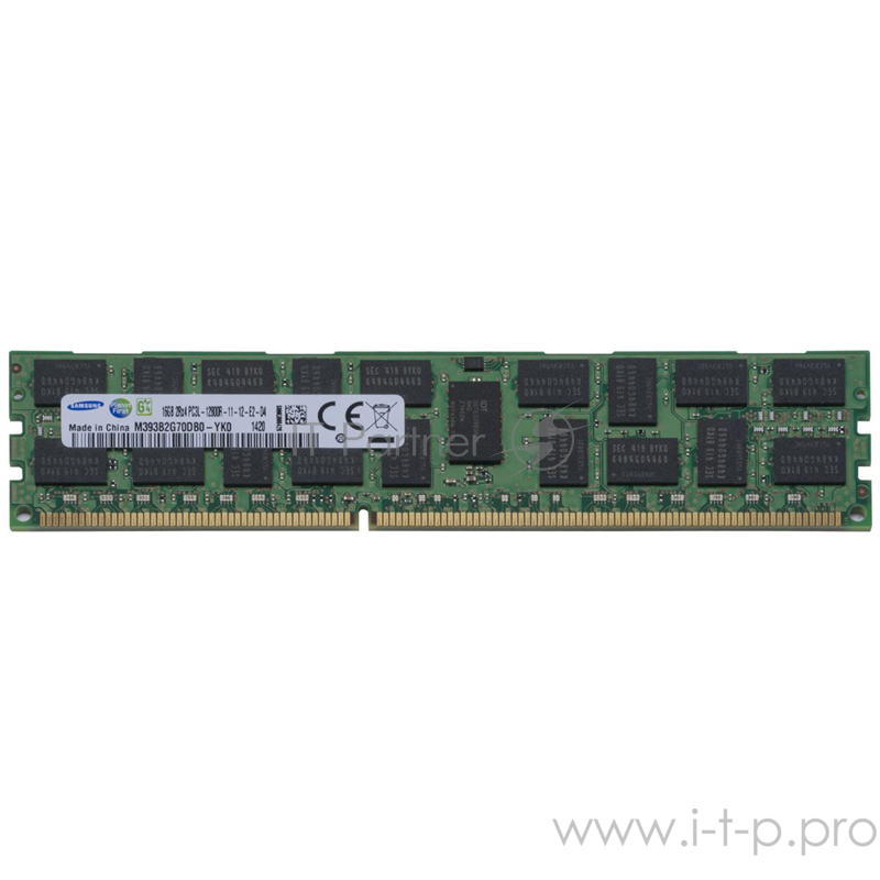 Samsung Original DDR-III 16GB (PC3-12800) 1600MHz ECC Reg 1.35V (M393B2G70DB0-YK0)