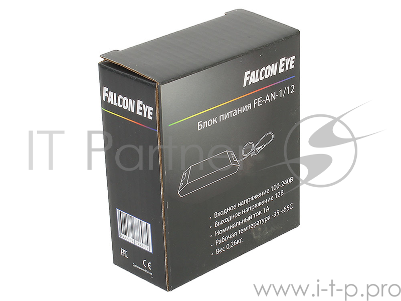 Блок питания Falcon Eye FE-AN-1/12 Входное напряжение 87-264V, Выходное 12V, Номинальный ток 1A