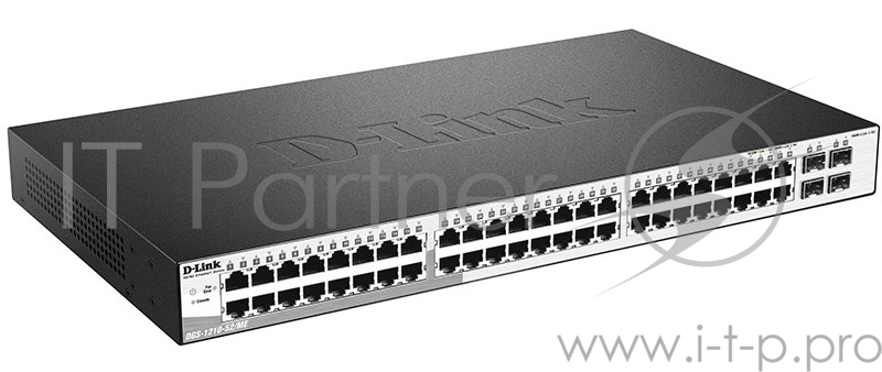 Сетевое оборудование D-Link DGS-1210-28P/ME/A1A/FTA1A PROJ Управляемый коммутатор 2 уровня с 24 портами 10/100/1000Base-T с поддержкой PoE и 4 портами 1000Base-X SFP