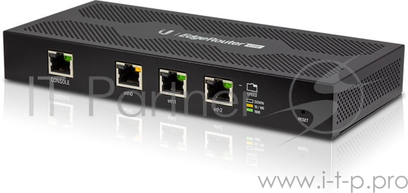 Сетевое оборудование UBIQUITI ERLite-3(EU) 3 GE (3 гигабитных Ethernet порта), один порт Serial Console, 512MB DDR2 RAM, MIPS64 Dual-Core 500 MHz