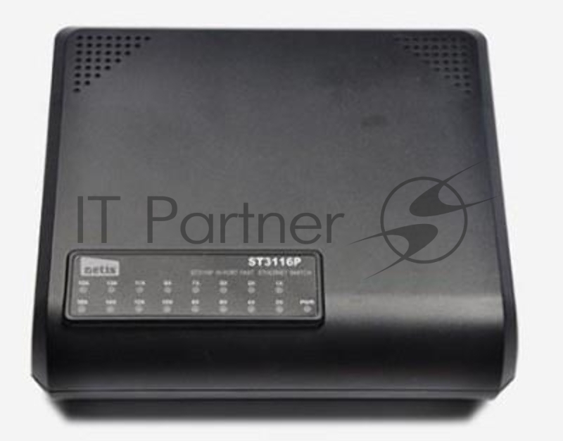 Коммутатор Netis ST3116P неуправляемый настольный 16x10/100/1000BASE-T