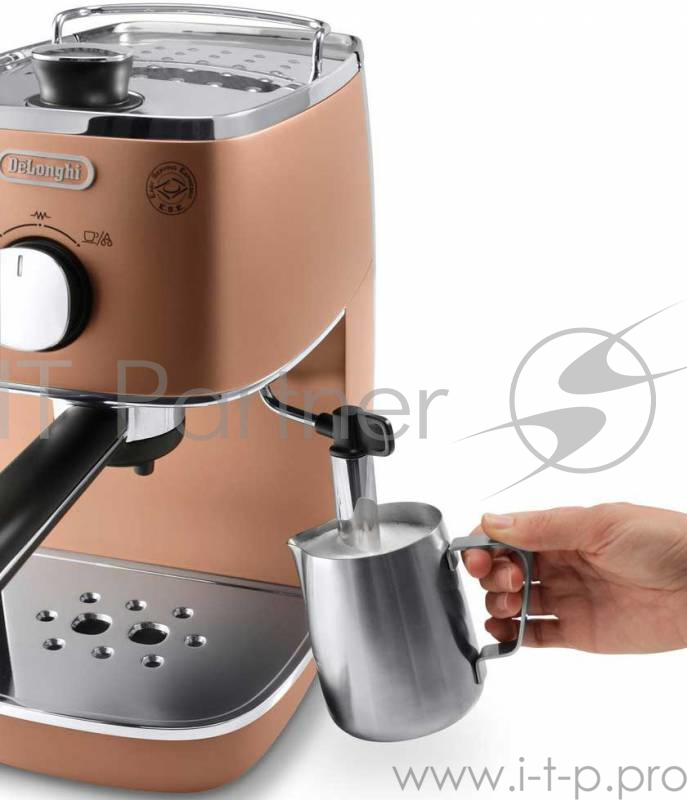Кофеварка эспрессо Delonghi ECI341CP 1100Вт медный