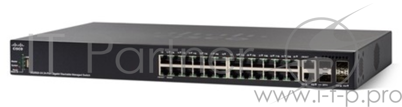 Cisco SG350X-24 24-port Gigabit Stackable Switch
