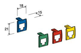 Вставка 3M 7000078622 шир.18мм выс.21мм синий (упак.:8шт)