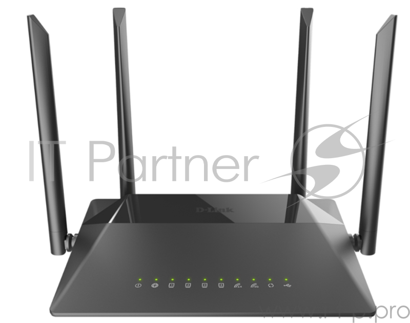 Маршрутизатор беспроводной D-Link DIR-825/RU/R1A, Wireless AC Dual-Band Fiber Gigabit Router