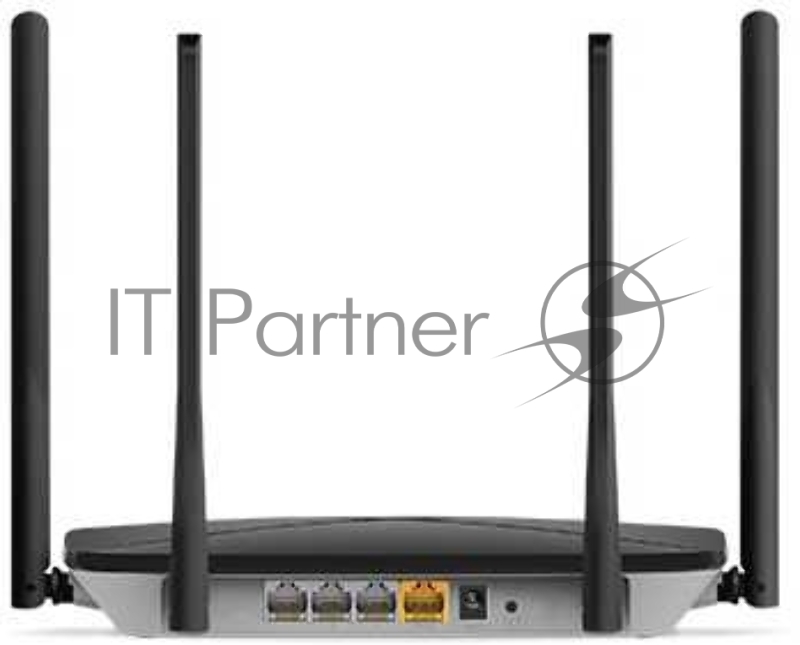 Mercusys AC12G AC1200 Двухдиапазонный Wi-Fi роутер,до 867 Мбит/с на 5 ГГц + до 300 Мбит/с на 2,4 ГГц, 802.11ac/a/b/g/n