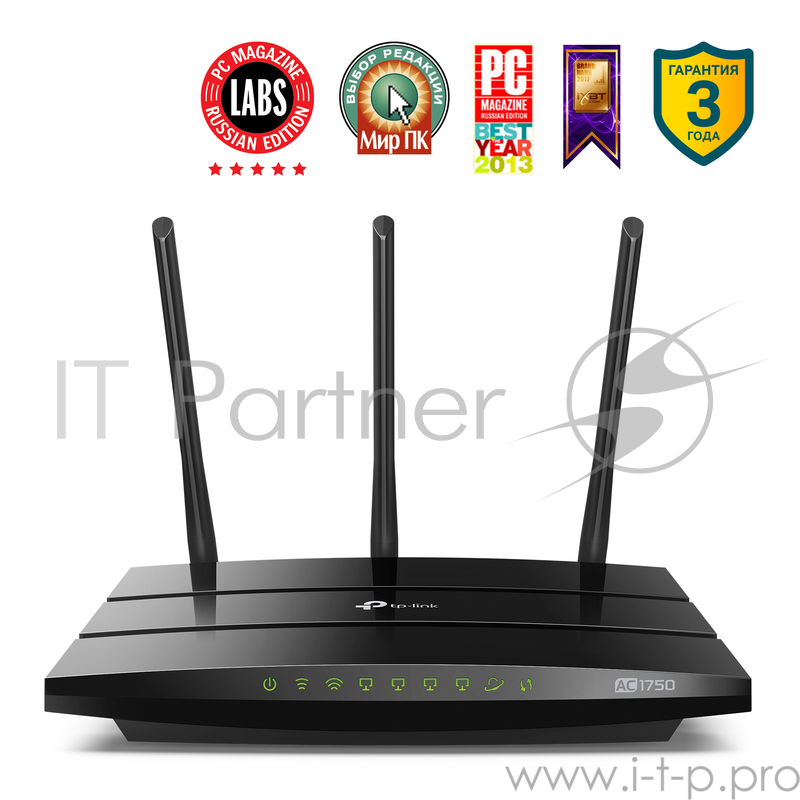 Маршрутизатор TP-LINK Archer C7 AC1750 v5 Двухдиапазонный беспроводной гигабитный маршрутизатор