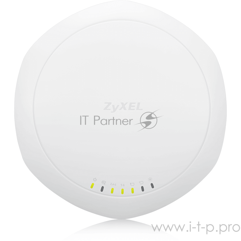 Точка доступа ZYXEL NebulaFlex NWA1123-AC PRO, 802.11a / b / g / n / ac (2.4 and 5 GHz), Airtime Fairness, 3x3 internal antennas, up to 450 + 1300 Mbps, 2xLAN GE, PoE only, without power supply