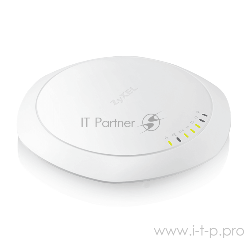 Точка доступа ZYXEL NebulaFlex NWA1123-AC PRO, 802.11a / b / g / n / ac (2.4 and 5 GHz), Airtime Fairness, 3x3 internal antennas, up to 450 + 1300 Mbps, 2xLAN GE, PoE only, without power supply