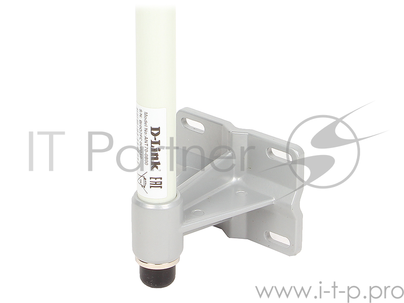 Сетевое оборудование D-Link ANT70-0800 Всенаправленная двухдиапазонная антенна 2,4/5ГГц с коэффициентом усиления 8/10dBi для внешнего исполнении