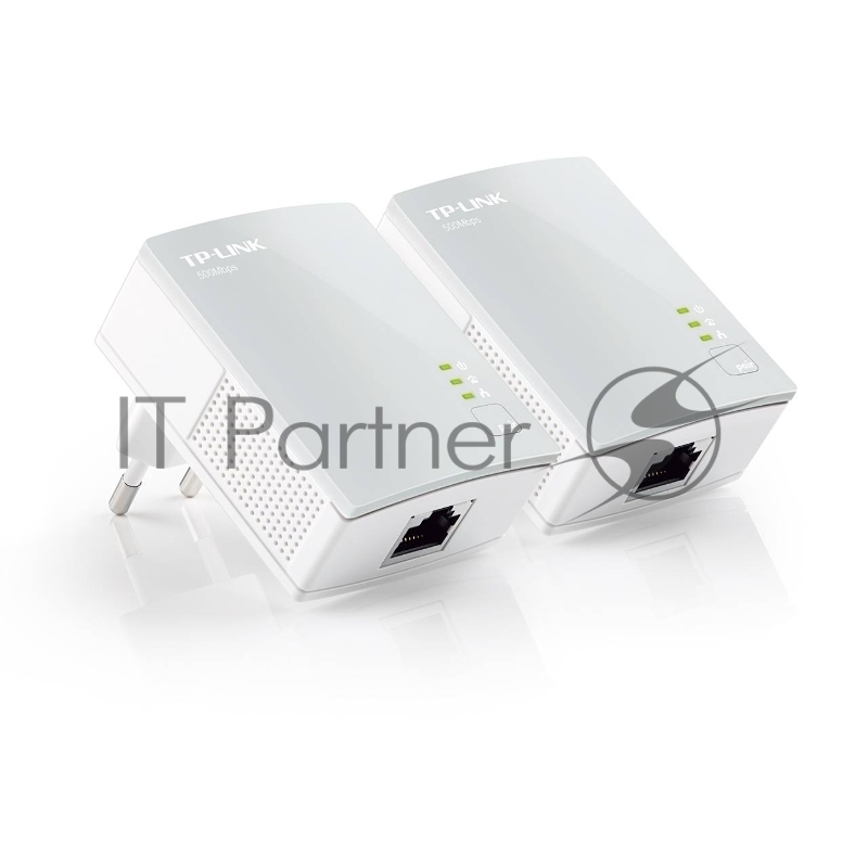 Сетевое оборудование TP-Link TL-PA4010KIT AV600 Nano Powerline Ethernet Adapter Starter Kit, Ultra Compact Size, 500Mbps Powerline Datarate, 10/100Mbps Fast Ethernet, HomePlug AV, Green Powerline, Plug and Play, Twin Pa