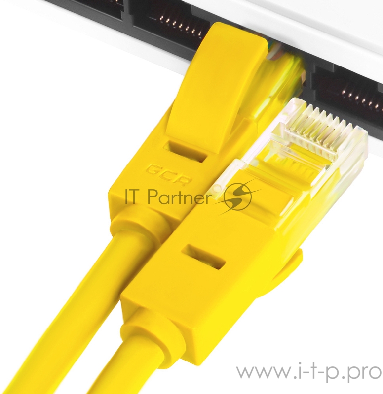 Патч-корд Greenconnect Патч-корд UTP прямой 20m AWG24 кат.5е, RJ45, медь, литой (Желтый), пластик пакет (GCR-LNC02-20.0m)