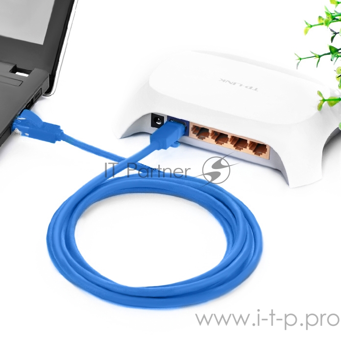 Greenconnect Патч-корд прямой 5.0m, UTP кат.5e, синий, позолоченные контакты, 24 AWG, литой, GCR-LNC01-5.0m, ethernet high speed 1 Гбит/с, RJ45, T568B Greenconnect Патч-корд прямой 5.0m, UTP кат.5e, синий, позолоченные контакты, 24 AWG, литой, GCR-LN