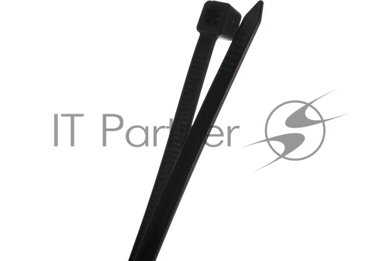 Нейлоновые стяжки FORTISFLEX КСС 4х370 черный 100 штук 49414