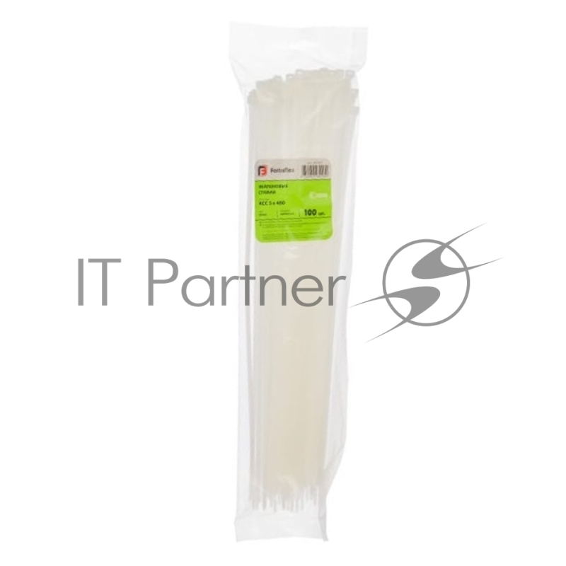 Нейлоновые стяжки FORTISFLEX КСС 5х400 мм белый 100 штук 49787