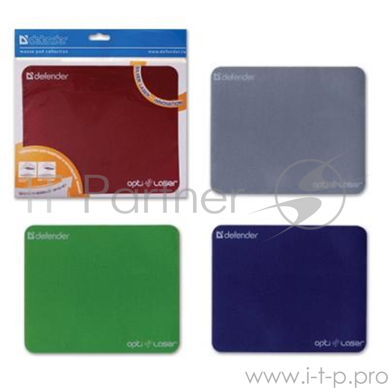 Коврики Defender Silver opti-laser 50410 Коврик для оптических и лазерных мышей 220х180х0.4 мм, 5 видов