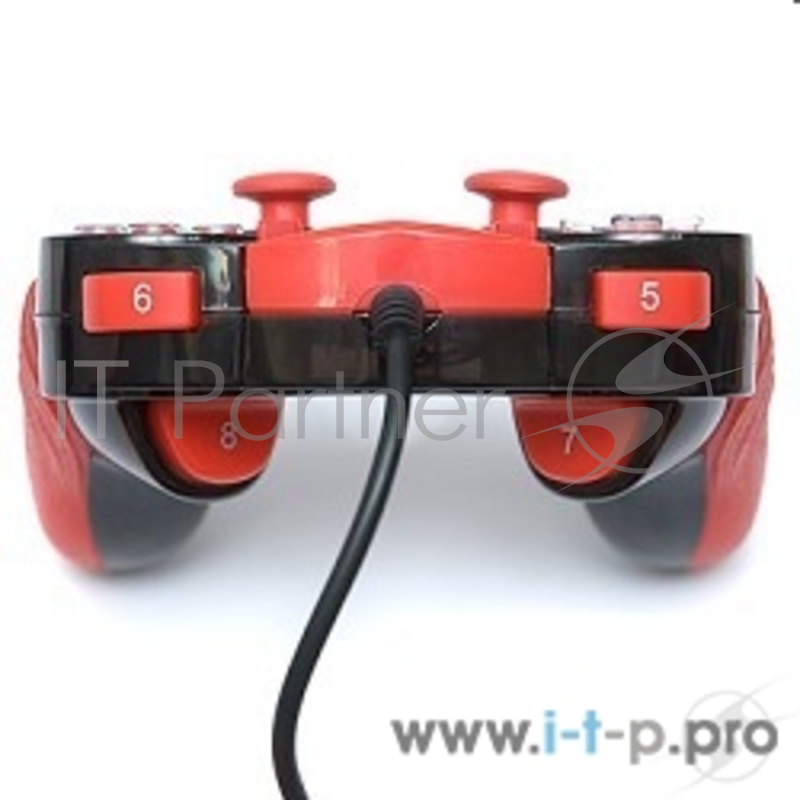 Геймпад Dialog Action GP-A15, черно-красный {Геймпад, вибрация, 12 кнопок, USB}