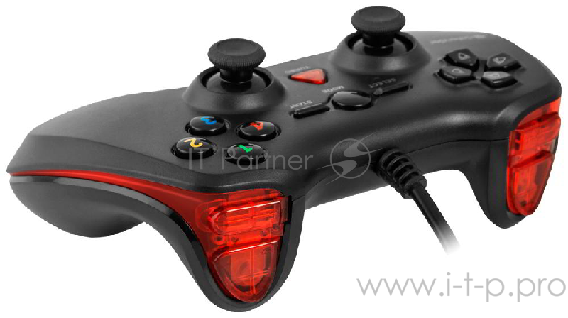 Геймпад DEFENDER Archer USB-PS2/3, Проводной геймпад, 12 кнопок, 2 стика 64248