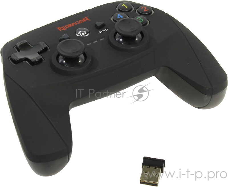 Геймпад Redragon Беспроводной геймпад Harrow USB Xinput-PS3, радио, Li-Ion 64230