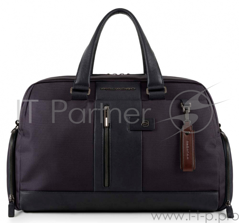 Сумка дорожная Piquadro Brief BV4447BR/BLU синий натур.кожа/ткань