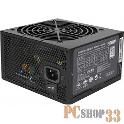 Блок питания Cooler Master MasterWatt Lite 600W (MPX-6001-ACABW-EU) ATX, 120mm, 6xSATA, 2xPCI-E(6+2), APFC, 80+