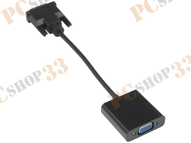 Кабель-переходник DVI-D Dual Link->D-Sub(F) Espada Edvi Dvga (0.12м)