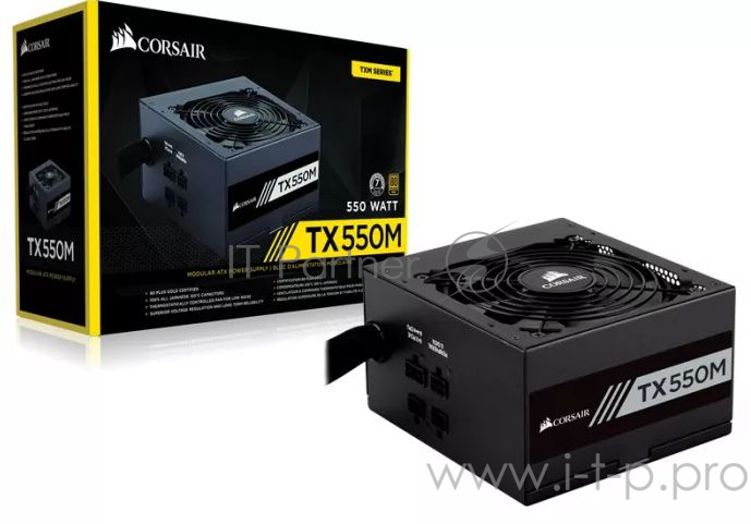 Блок питания Corsair TX550M CP-9020133-EU 550W, 80 Plus® Gold, RTL