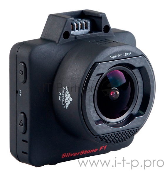 Видеорегистратор Silverstone F1 HYBRID mini pro черный 5Mpix 1296x2304 1296p 170гр. GPS внутренняя память:1Gb Ambarella A12