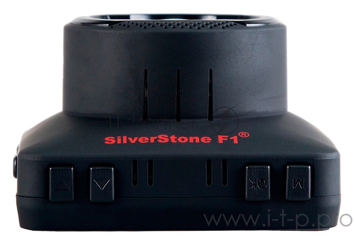 Видеорегистратор Silverstone F1 HYBRID mini pro черный 5Mpix 1296x2304 1296p 170гр. GPS внутренняя память:1Gb Ambarella A12