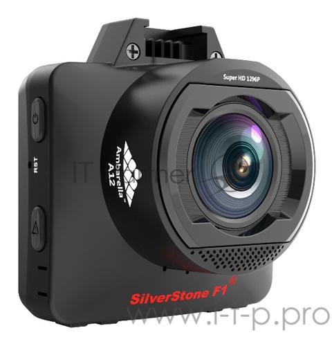 Видеорегистратор Silverstone F1 HYBRID mini pro черный 5Mpix 1296x2304 1296p 170гр. GPS внутренняя память:1Gb Ambarella A12